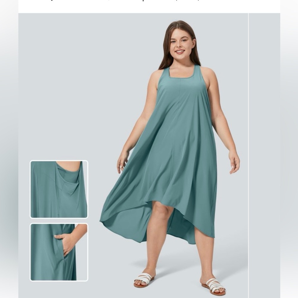 Racerback hi-Lo dress